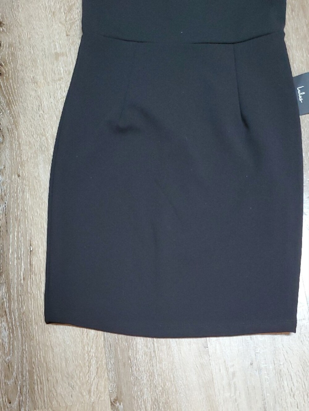 Lulus Black One-Shoulder Sheath Dress - Picture 6 of 6